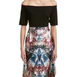 Ted Baker London Mirrored Minerals Tulip Dress